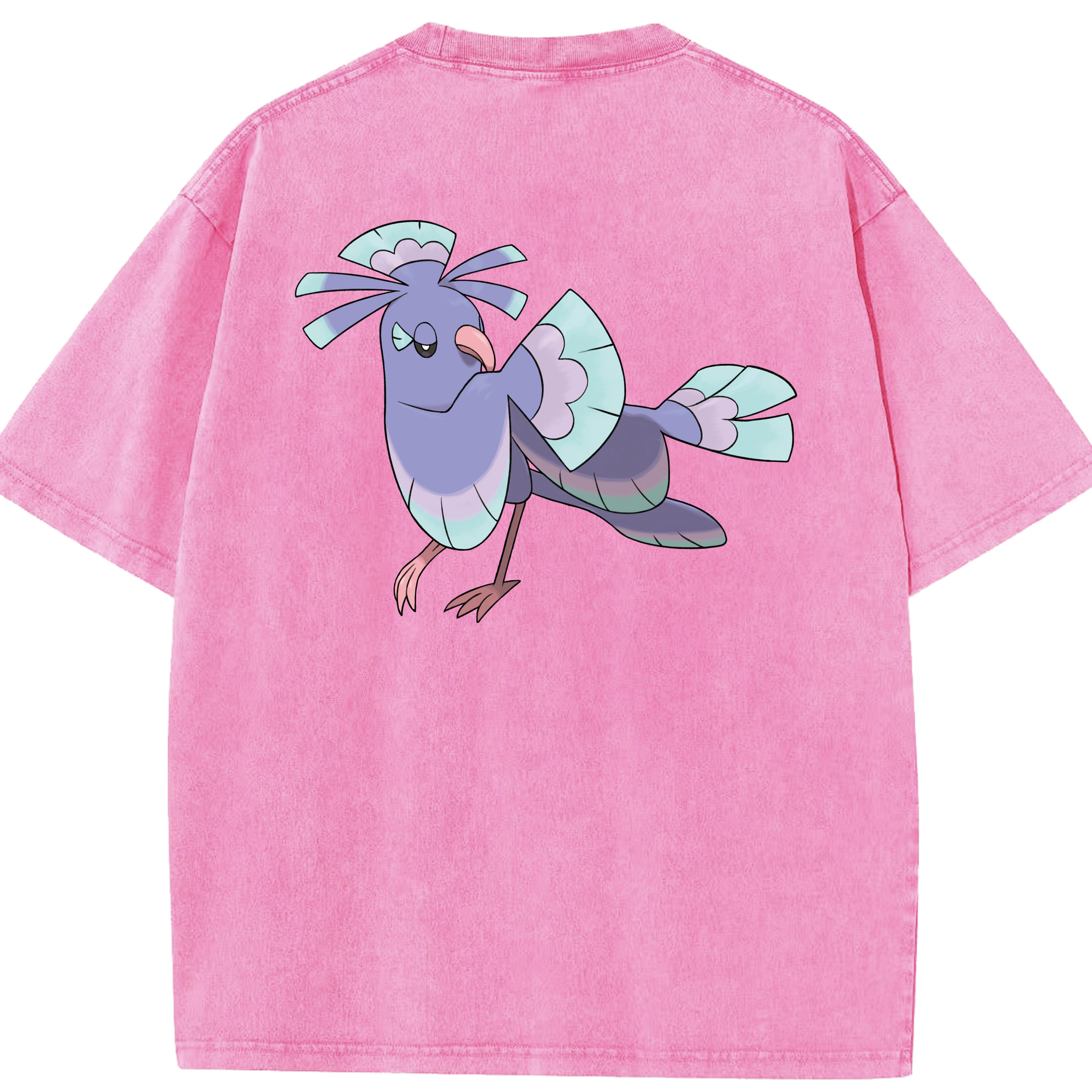 （画像用） ポケットモンスター Pokémon 綿100% ヴィンテージ風 半袖Tシャツ（背面プリント）